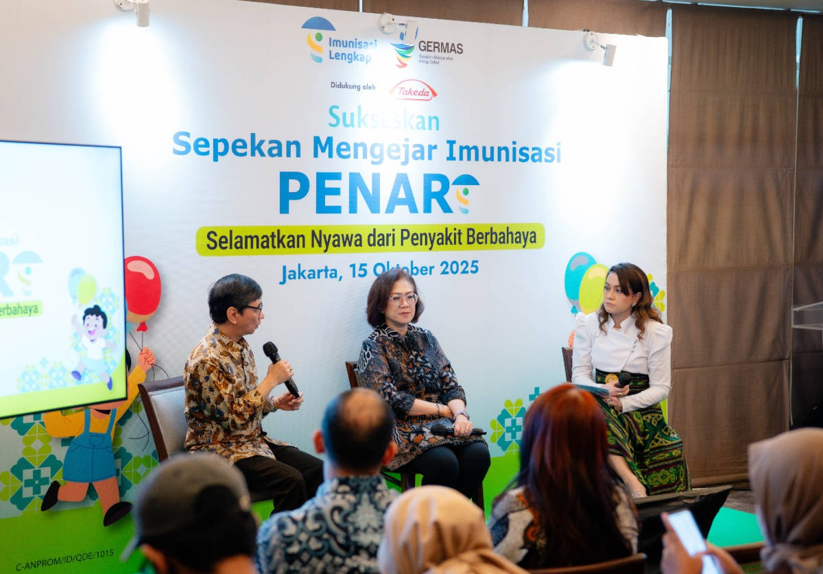 Para Narasumber di acara peluncuran program PENARI, Sepekan Mengejar Imunisasi