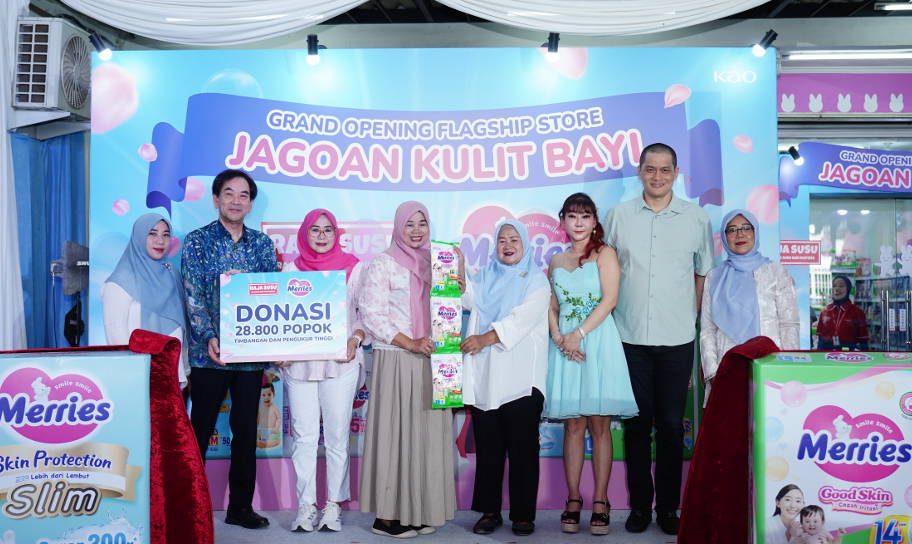 Merries Buka Flagship Store Dilengkapi Pojok Stimulasi Anak