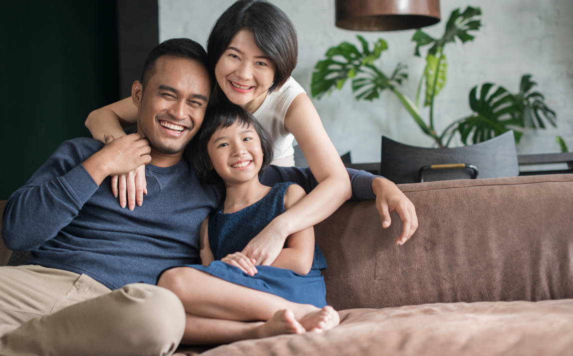 Keluarga dengan satu orang anak