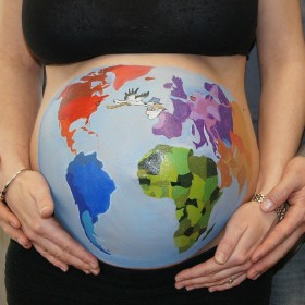 Belly Painting, Tren Unik Saat Hamil