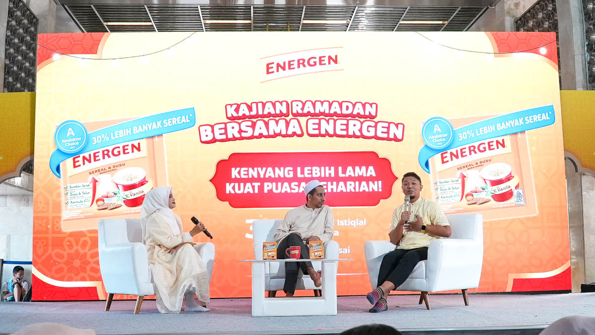 Sahur Jadi Fondasi Kuat Puasa Seharian, Energen Gelar Kajian  Ramadhan di Masjid Istiqlal 