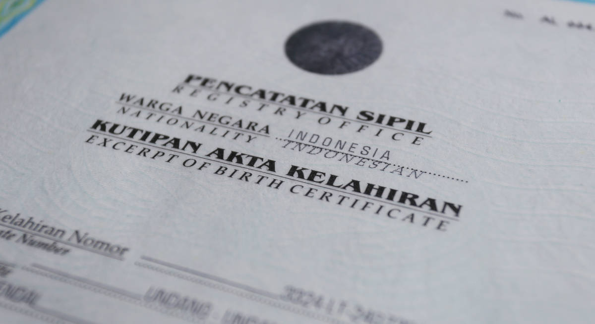 Akta kelahiran dibuat setelah bayi dilahirkan
