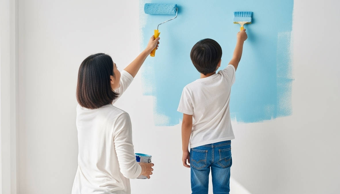 Bisa Ganggu Perkembangan Otak Anak, Hindari Gunakan Cat Mengandung Timbal